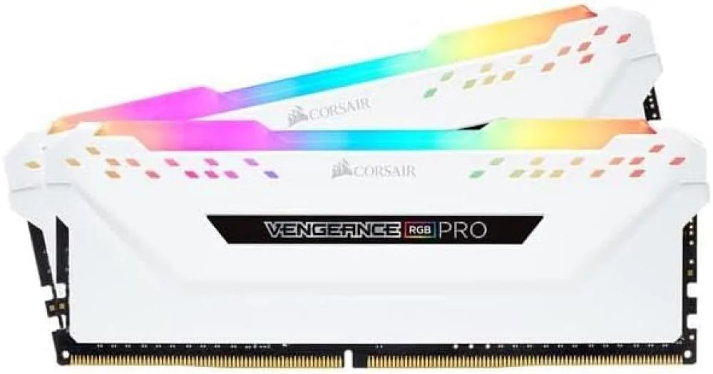 كورسير مجموعة ذاكرة فانجيانس RGB برو 16GB (2x8GB) DDR4 3200MHz C16 XMP 2.0 المتحمس LED ابيض