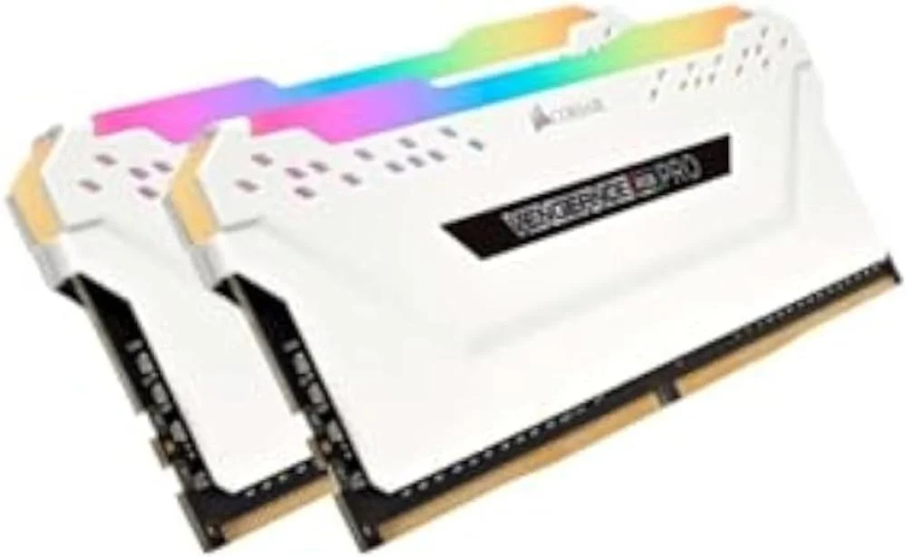 كورسير مجموعة ذاكرة فانجيانس RGB برو 16GB (2x8GB) DDR4 3200MHz C16 XMP 2.0 المتحمس LED ابيض